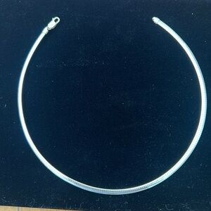 16 1/4 “ 925 Sterling Silver Omega Chain.